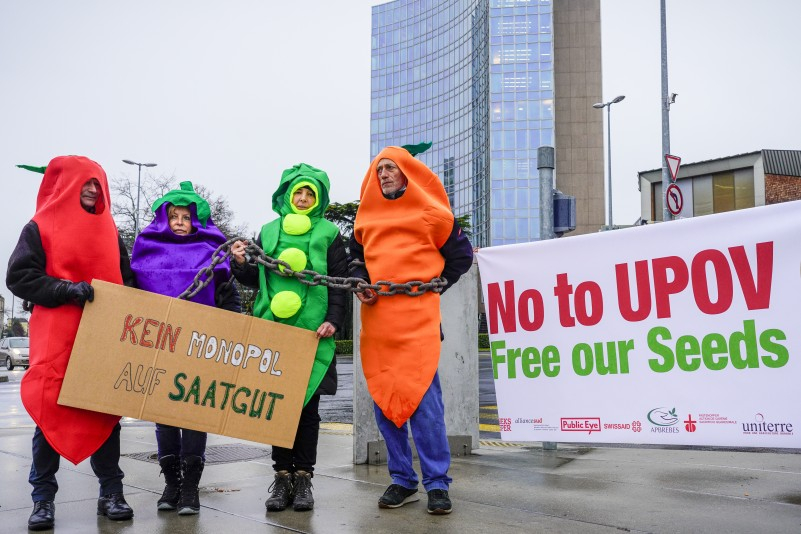 Nein zu UPOV und zur Privatisierung von Saatgut