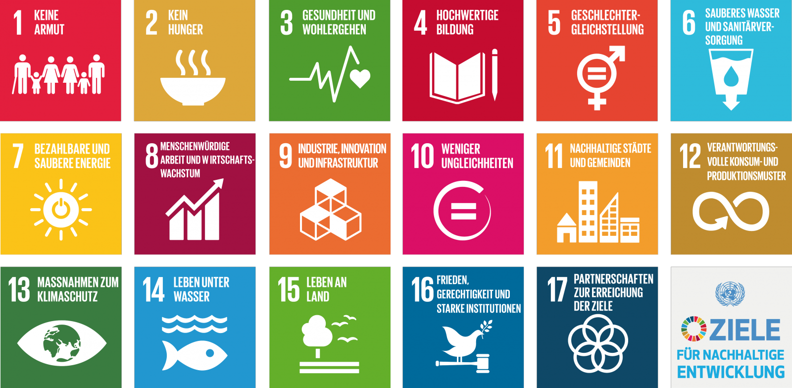 Die Ziele für nachhaltige Entwicklung