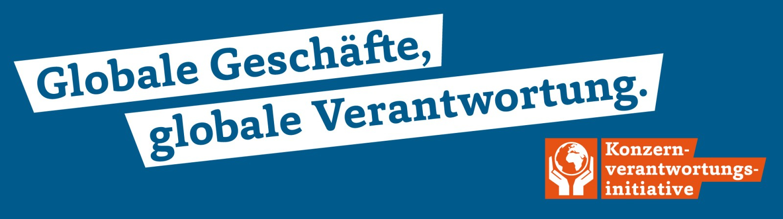 Konzernverantwortungsinitiative lanciert